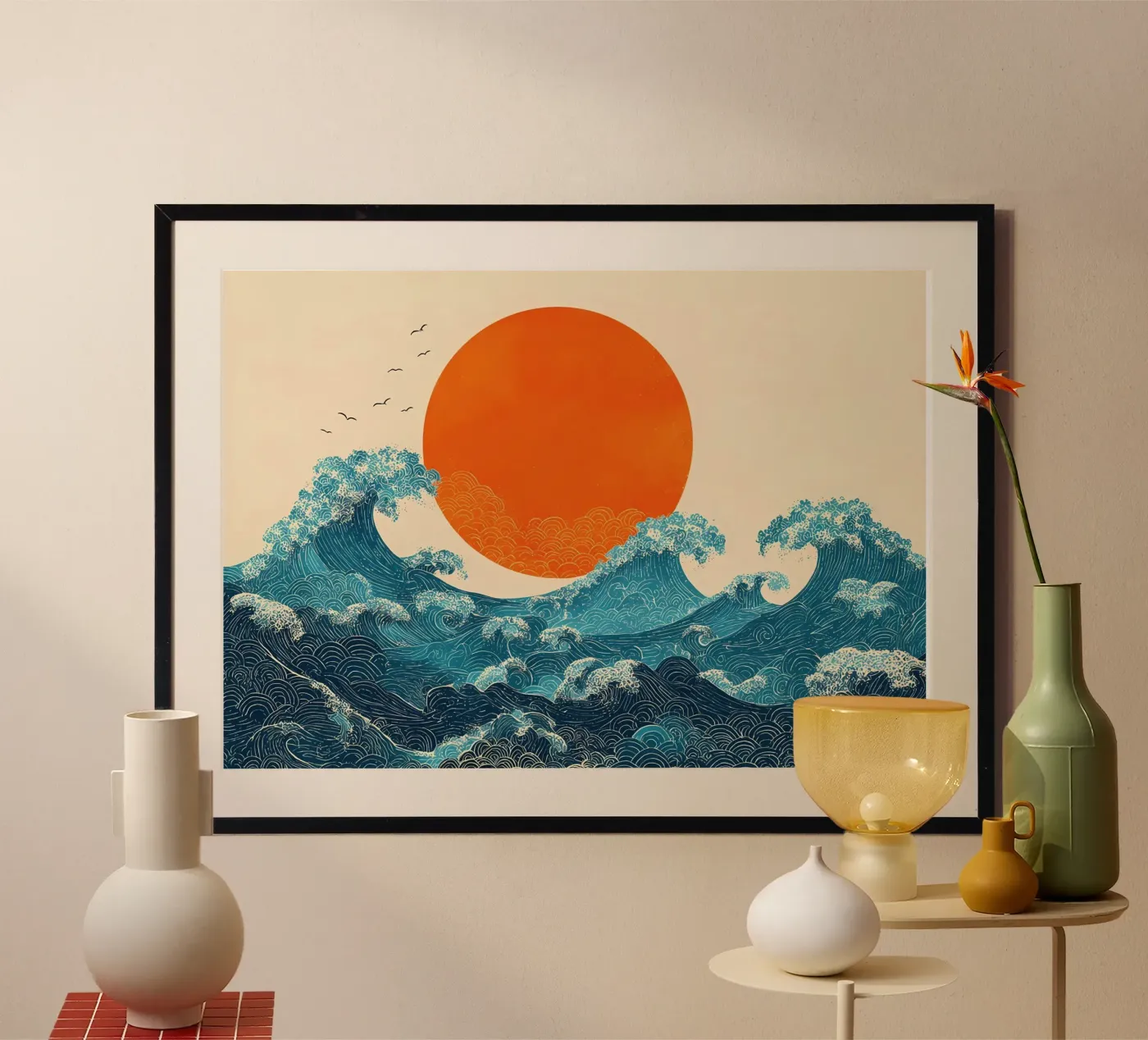 Sole e mare poster da IamHomeStudio