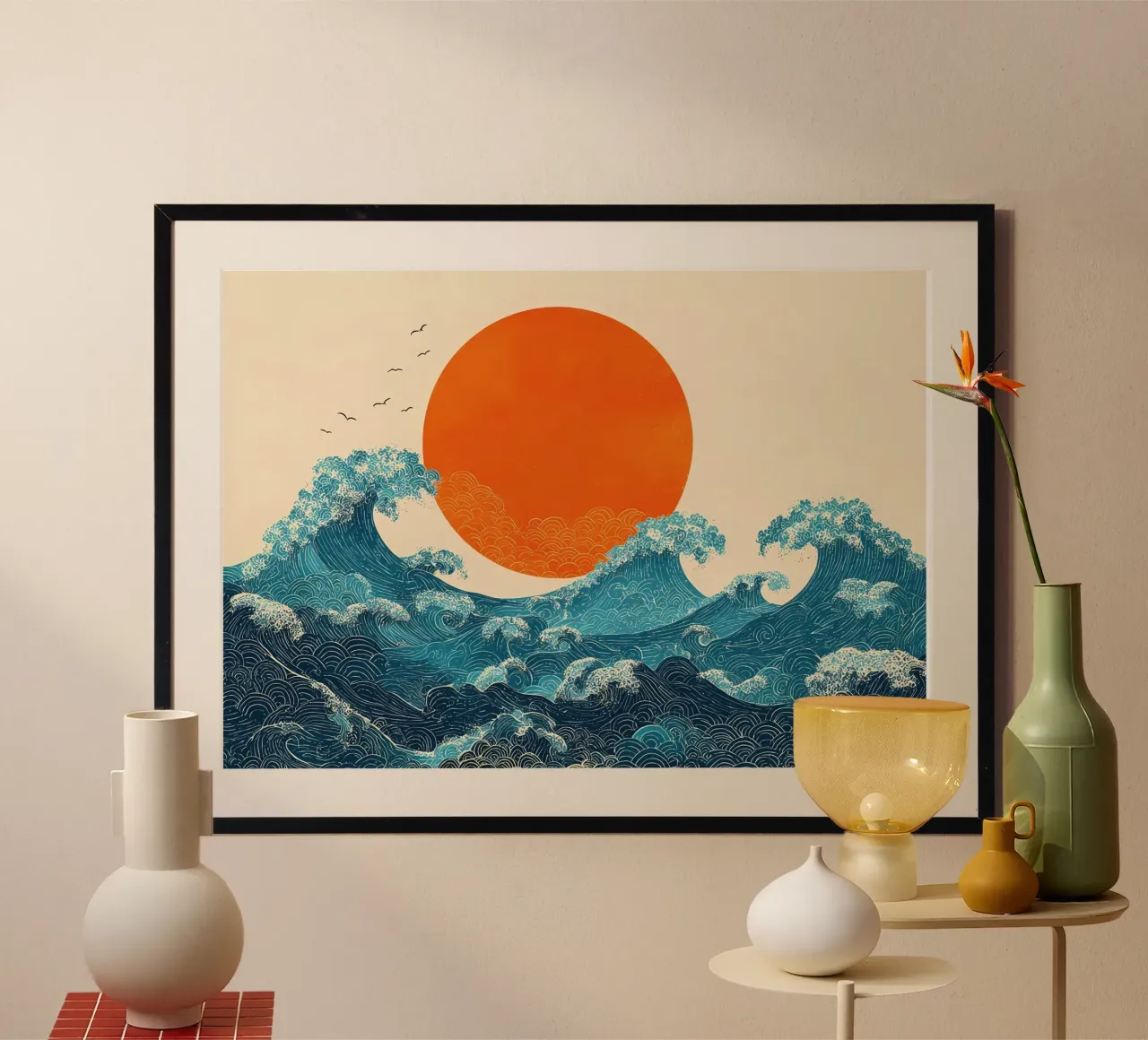 Sole e mare poster da IamHomeStudio