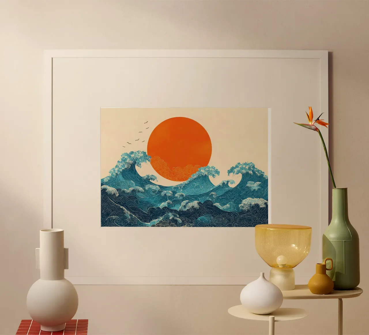 Sole e mare poster da IamHomeStudio