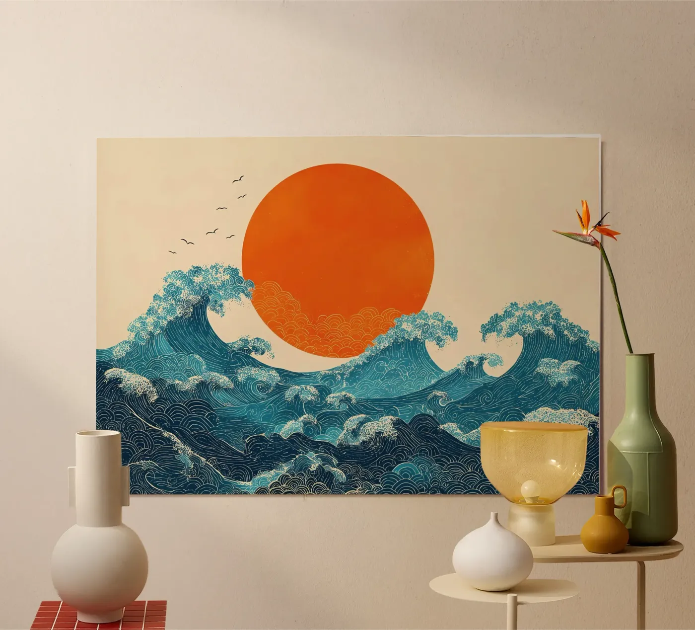 Sole e mare poster da IamHomeStudio