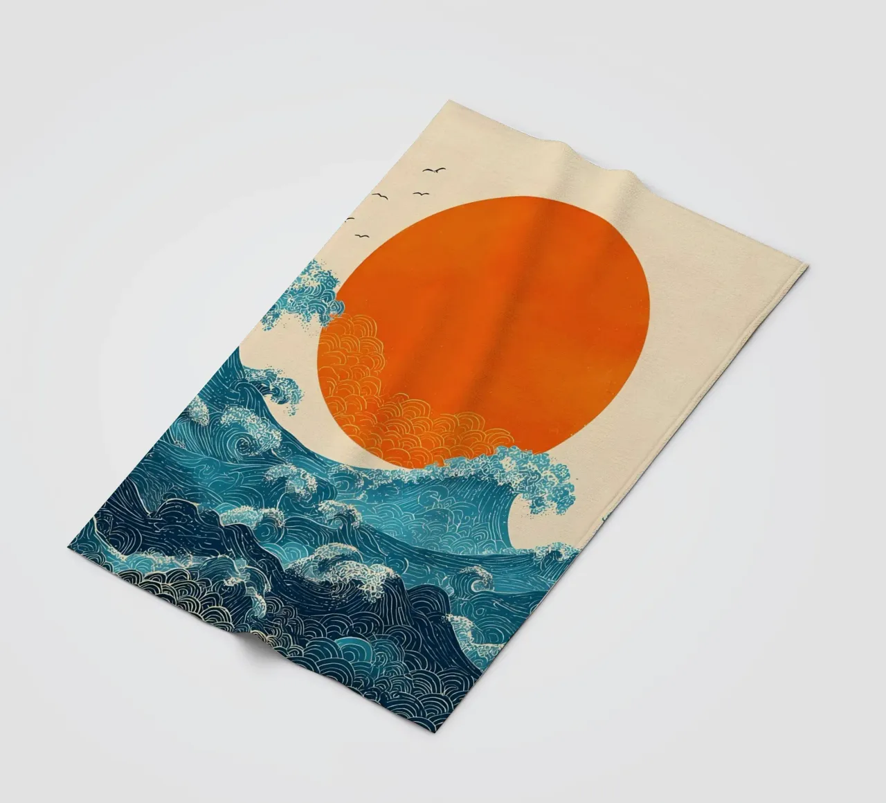 Sole e mare coperta in pile da IamHomeStudio