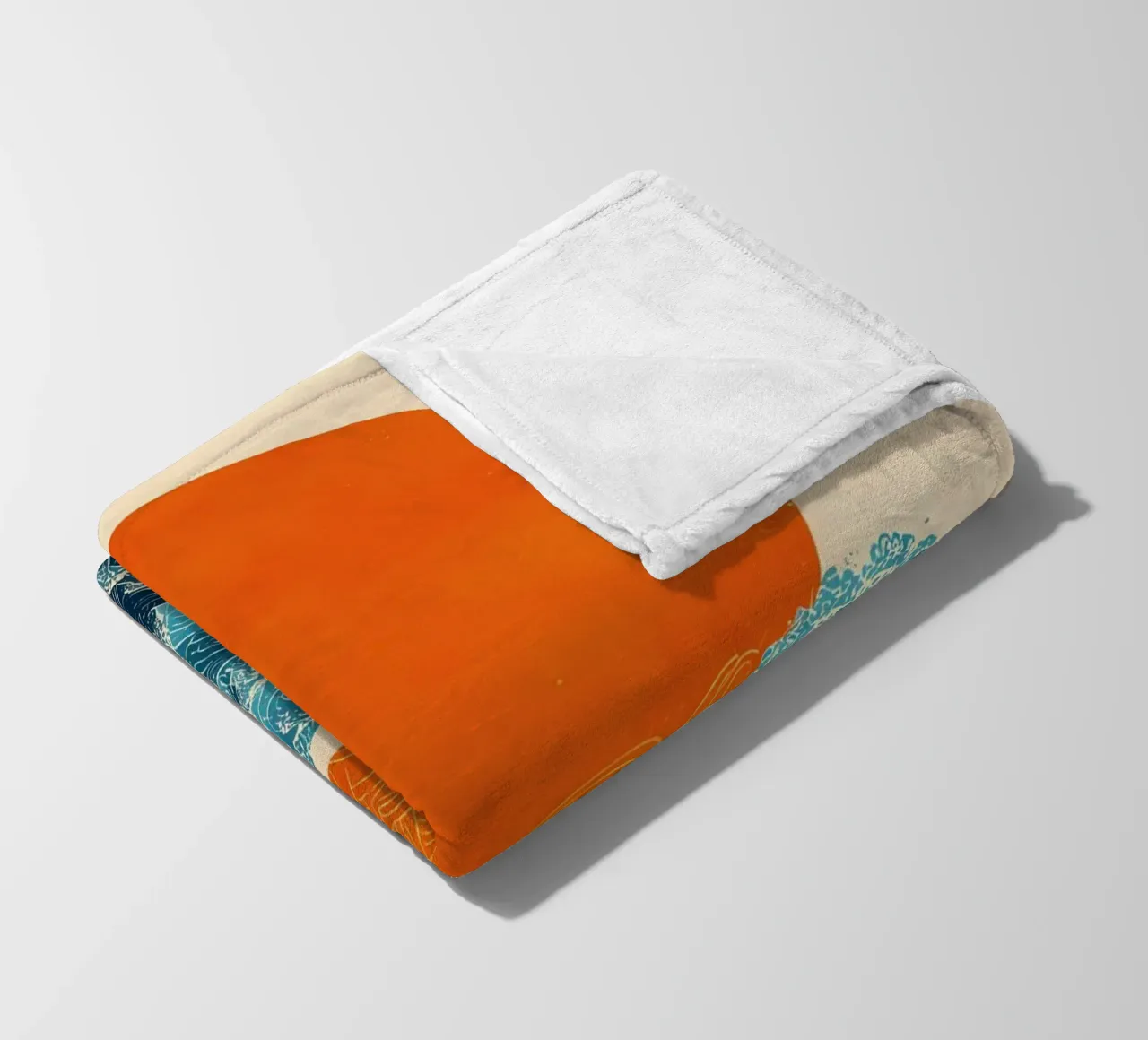 Sole e mare coperta in pile da IamHomeStudio