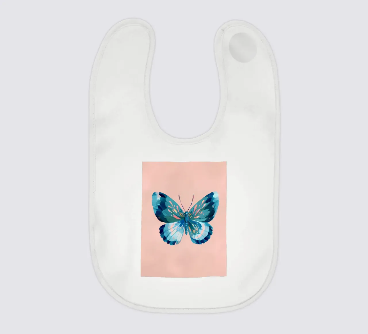 Farfalla blu bavaglino da IamHomeStudio