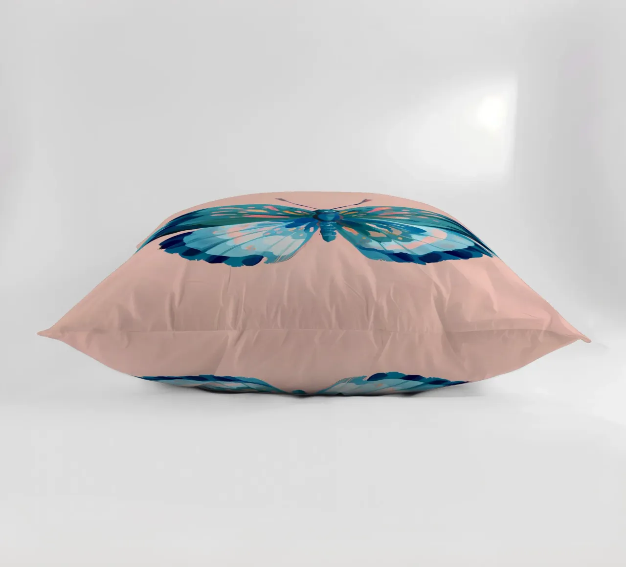 Farfalla blu cuscino da IamHomeStudio