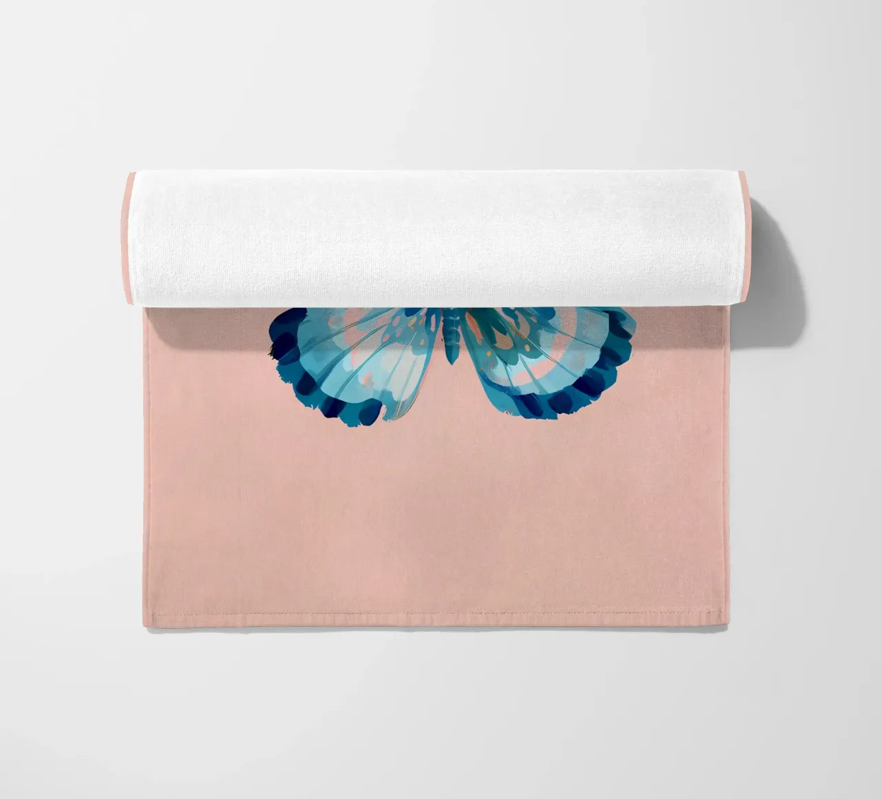 Farfalla blu telo mare da IamHomeStudio