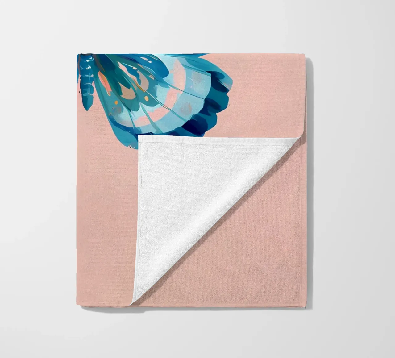 Farfalla blu telo mare da IamHomeStudio