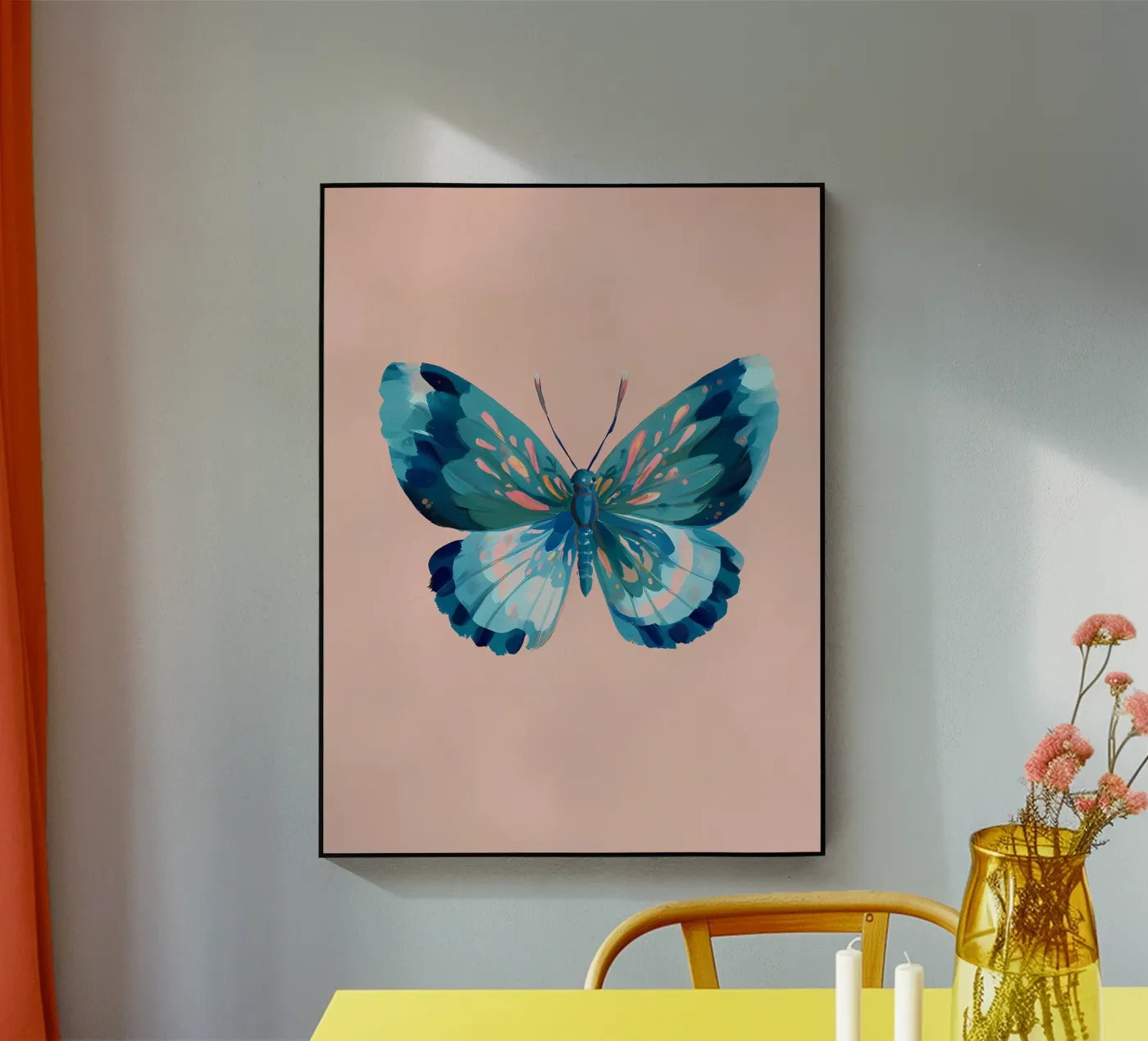 Blue Butterfly Acryl-Glas von IamHomeStudio