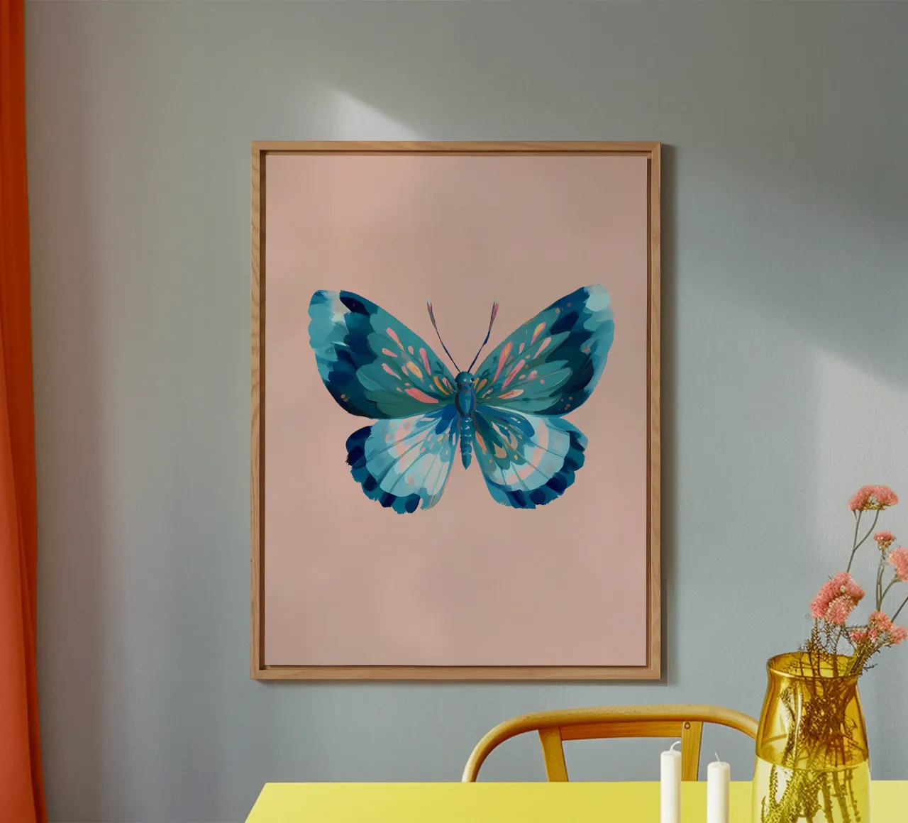 Farfalla blu pannello forex da IamHomeStudio