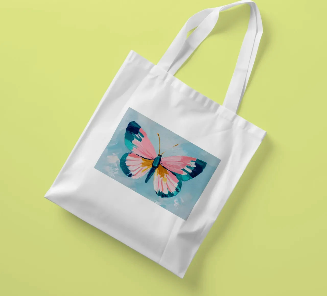 Farfalla borsa in juta da IamHomeStudio