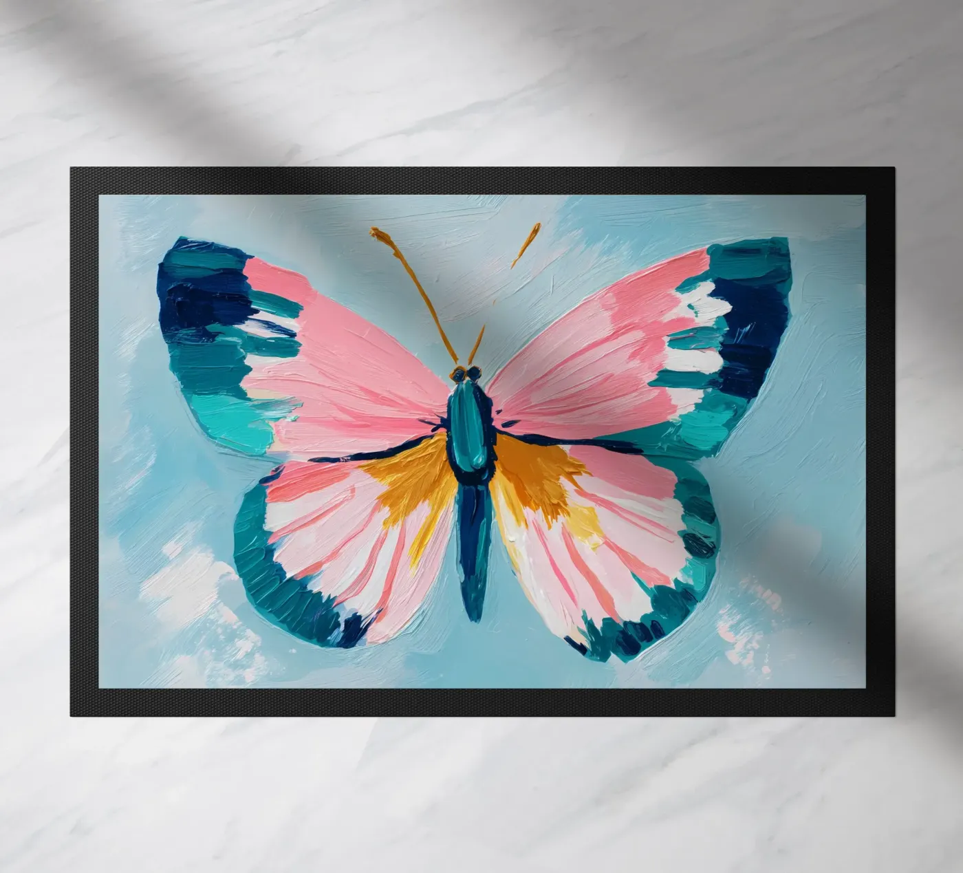 Butterfly deurmat van IamHomeStudio