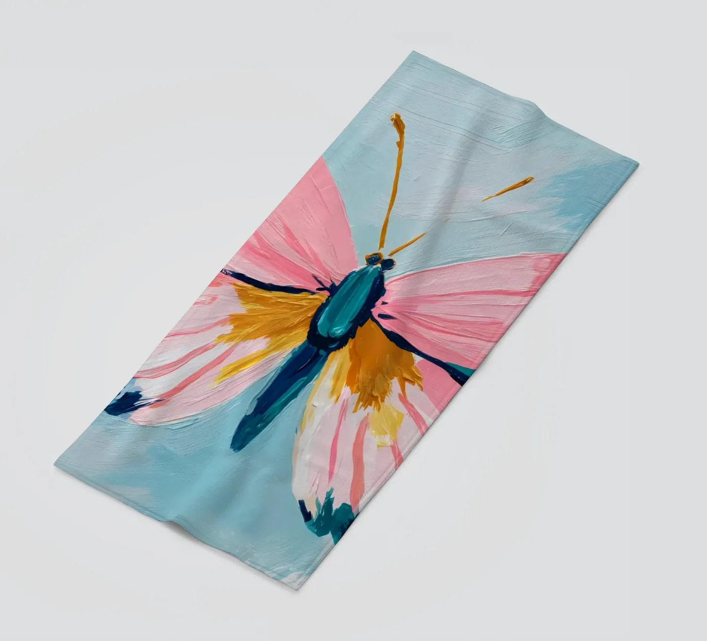 Butterfly strandhanddoek van IamHomeStudio
