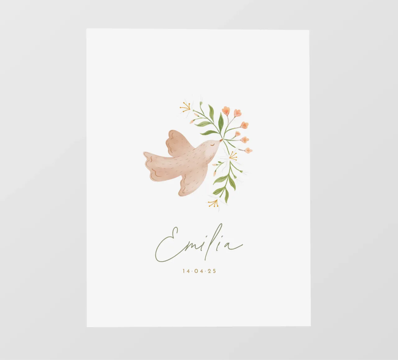 Delicate dove pvc cover by Kartenliebe