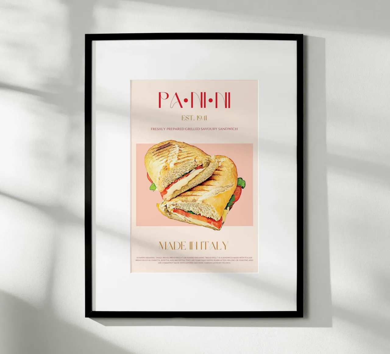 Panini Print poster by KOKRPrints