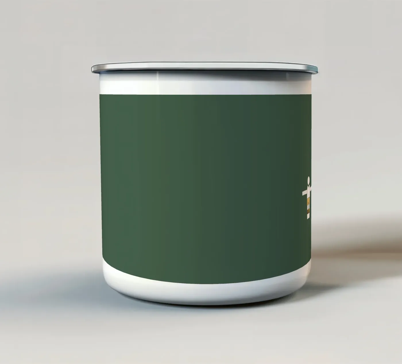 Kicker enamel mug by Kartenliebe