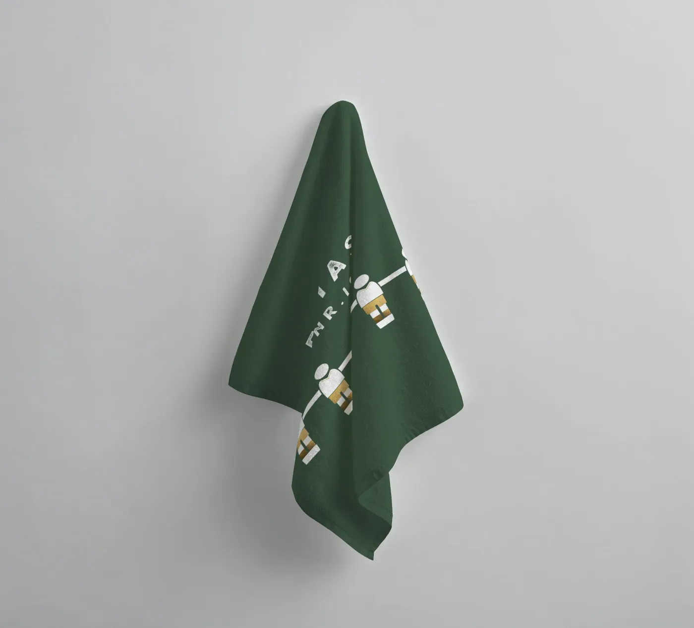 Kicker badhanddoek van Kartenliebe