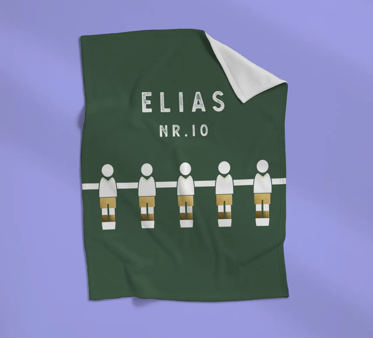 Kicker Fleecedecke von Kartenliebe