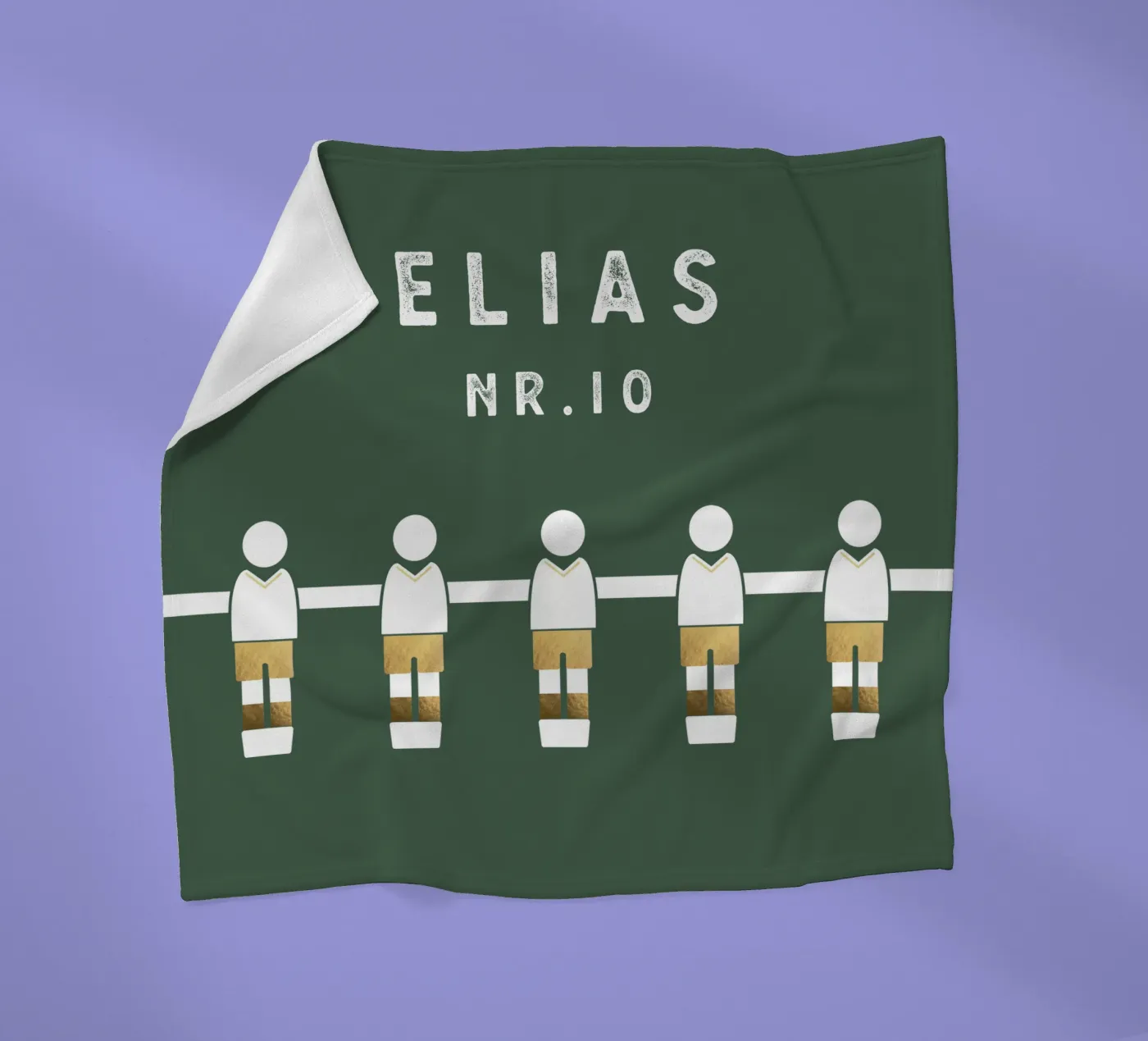 Kicker Fleecedecke von Kartenliebe