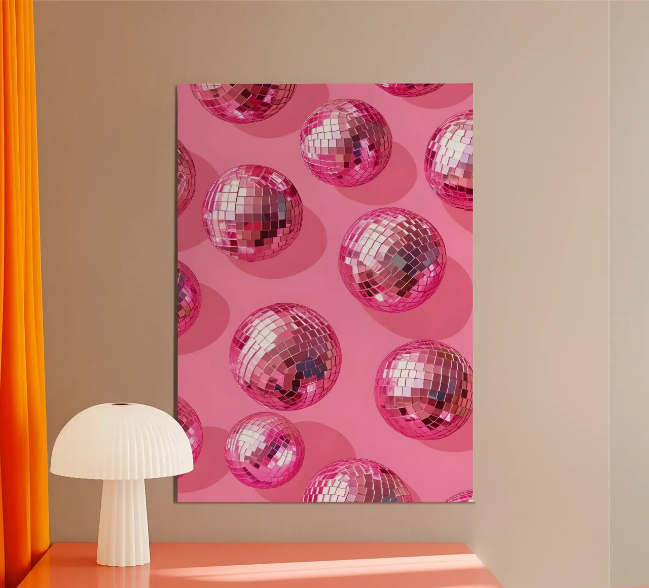 Disco Ball Delight - Retro Party Vibes hahnemühle van homdeco