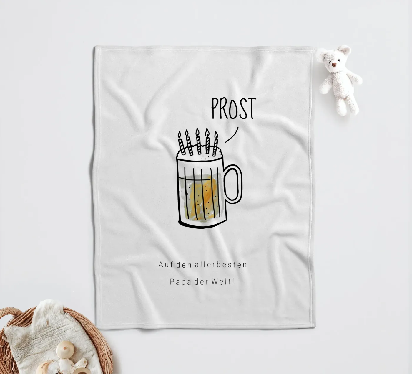 Prost coperta in pile da Kartenliebe