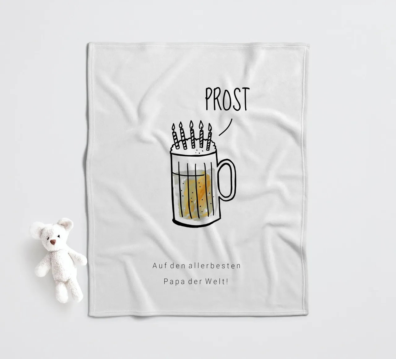 Prost fleecedeken van Kartenliebe