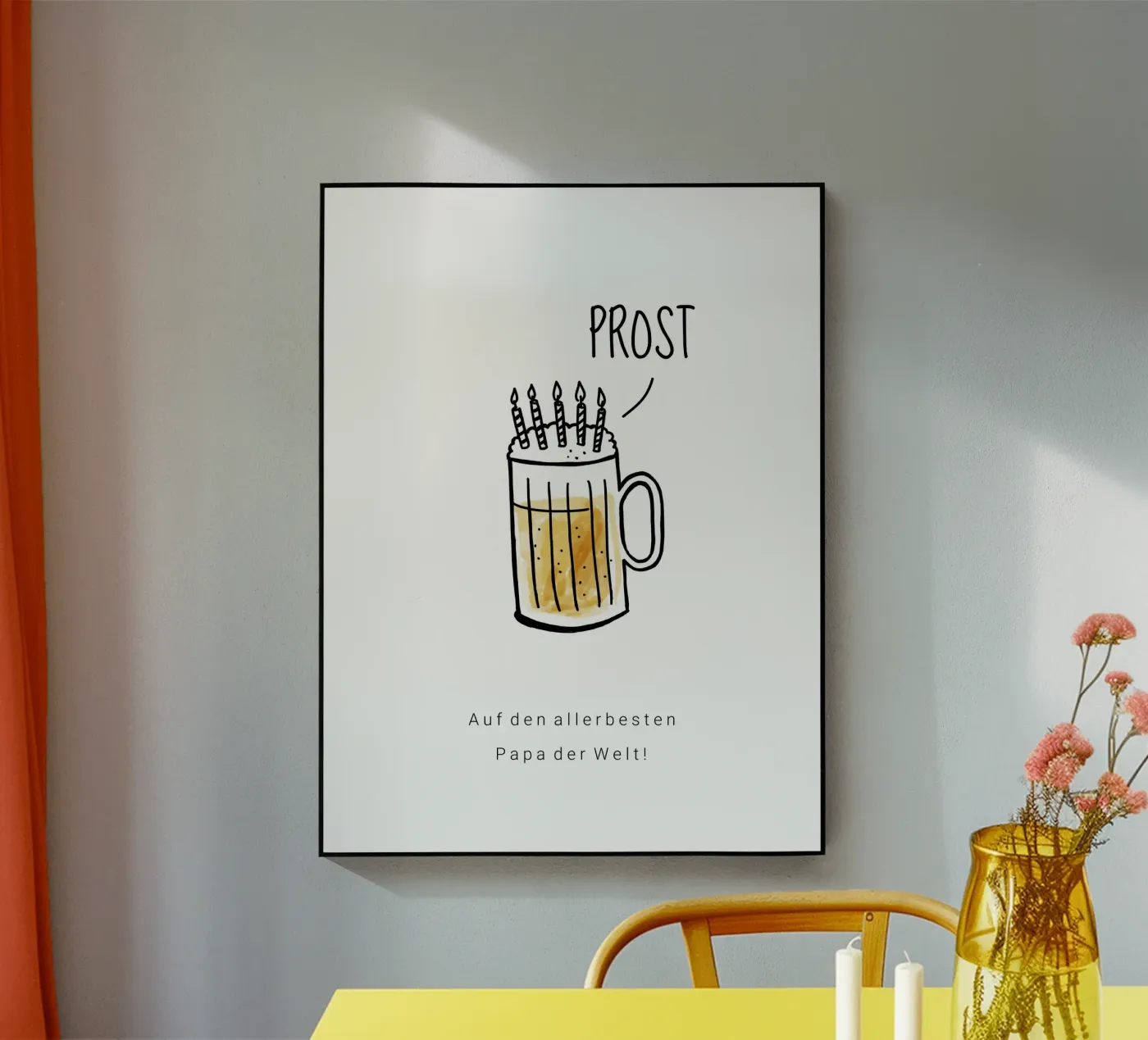 Prost acryl van Kartenliebe