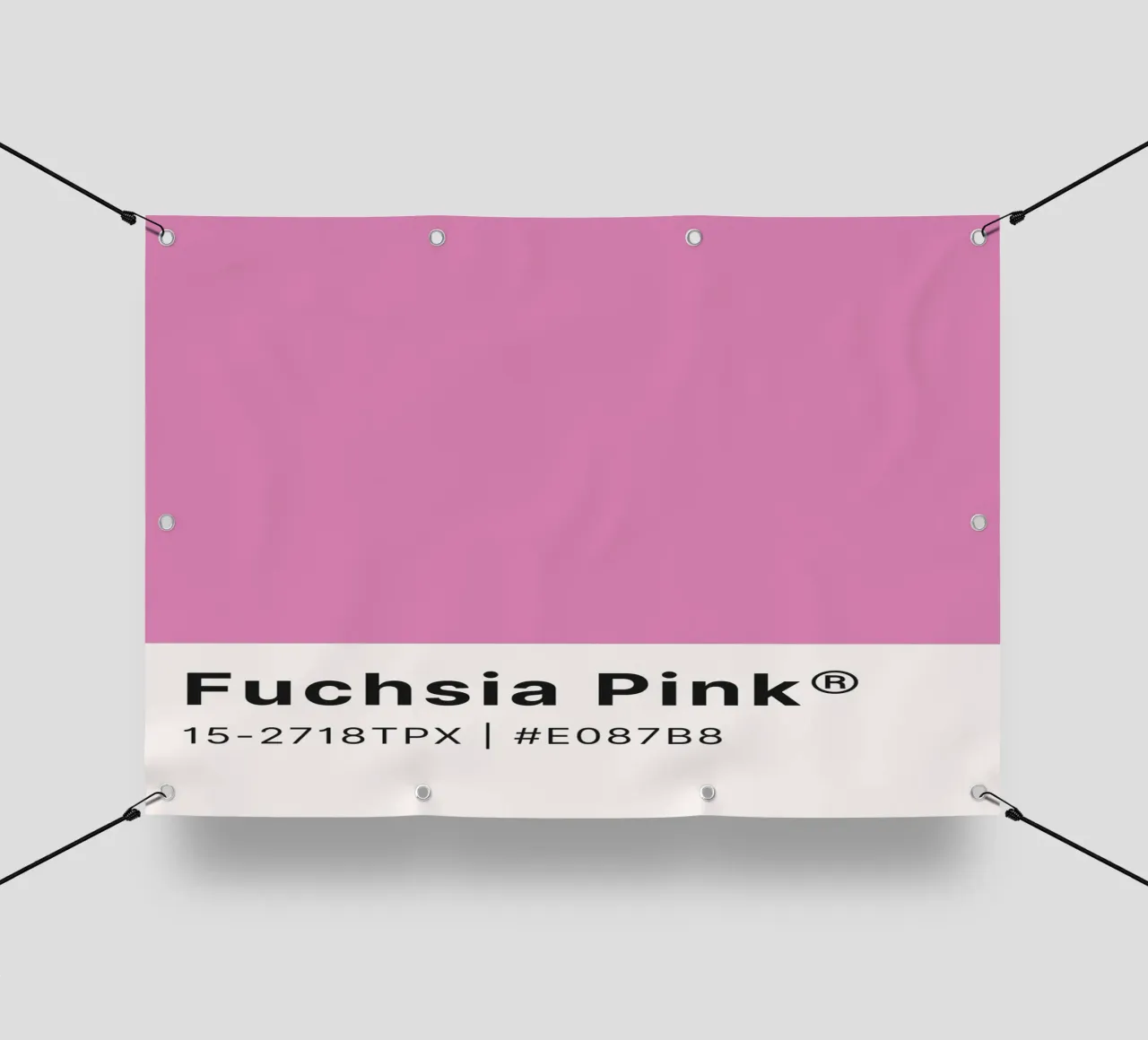 Blocco di colori rosa fucsia Pantone - Estetica moderna telo in pvc da homdeco