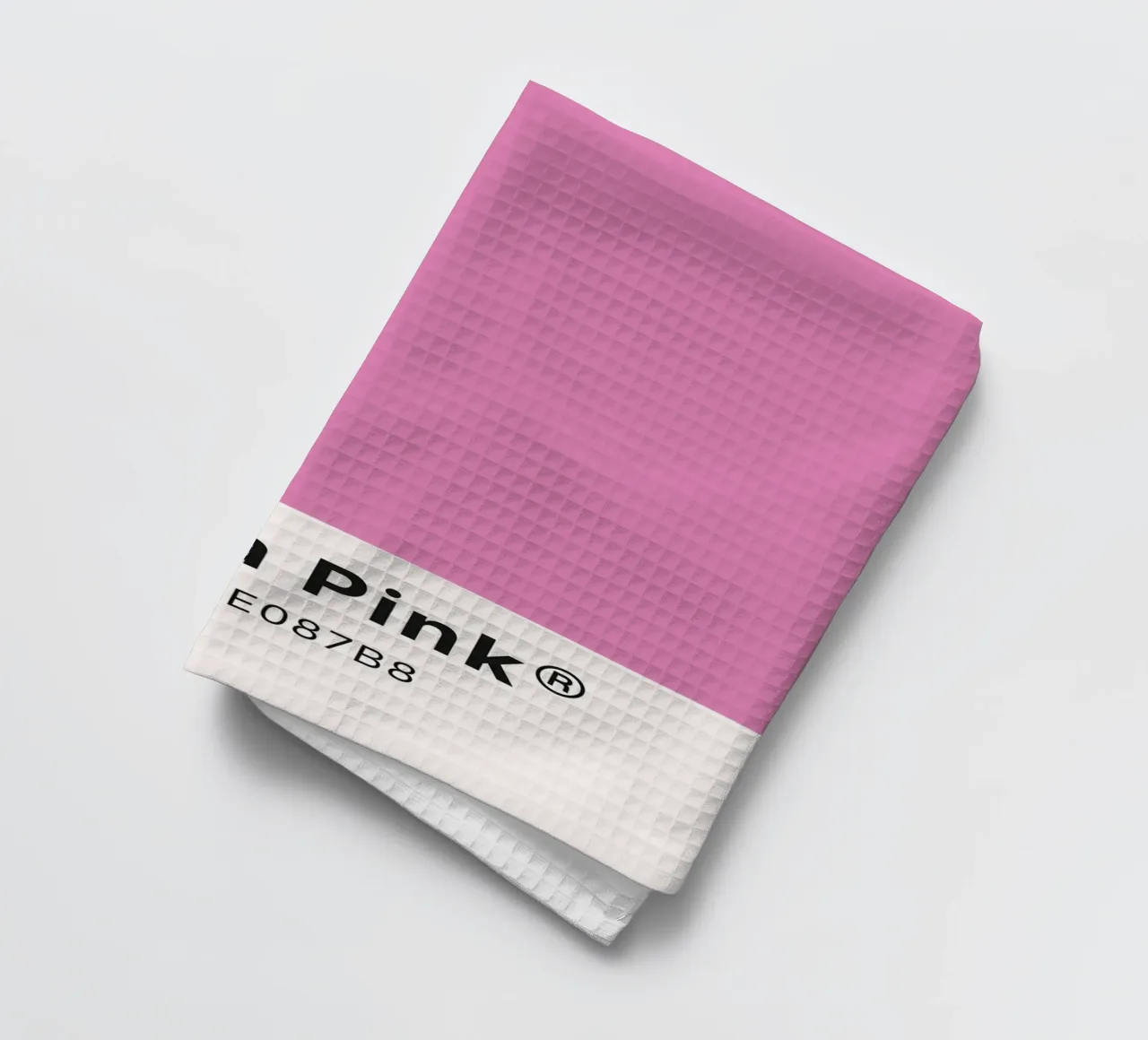 Fuchsia Pink Pantone Color Block - Modern Aesthetic tea towel by homdeco