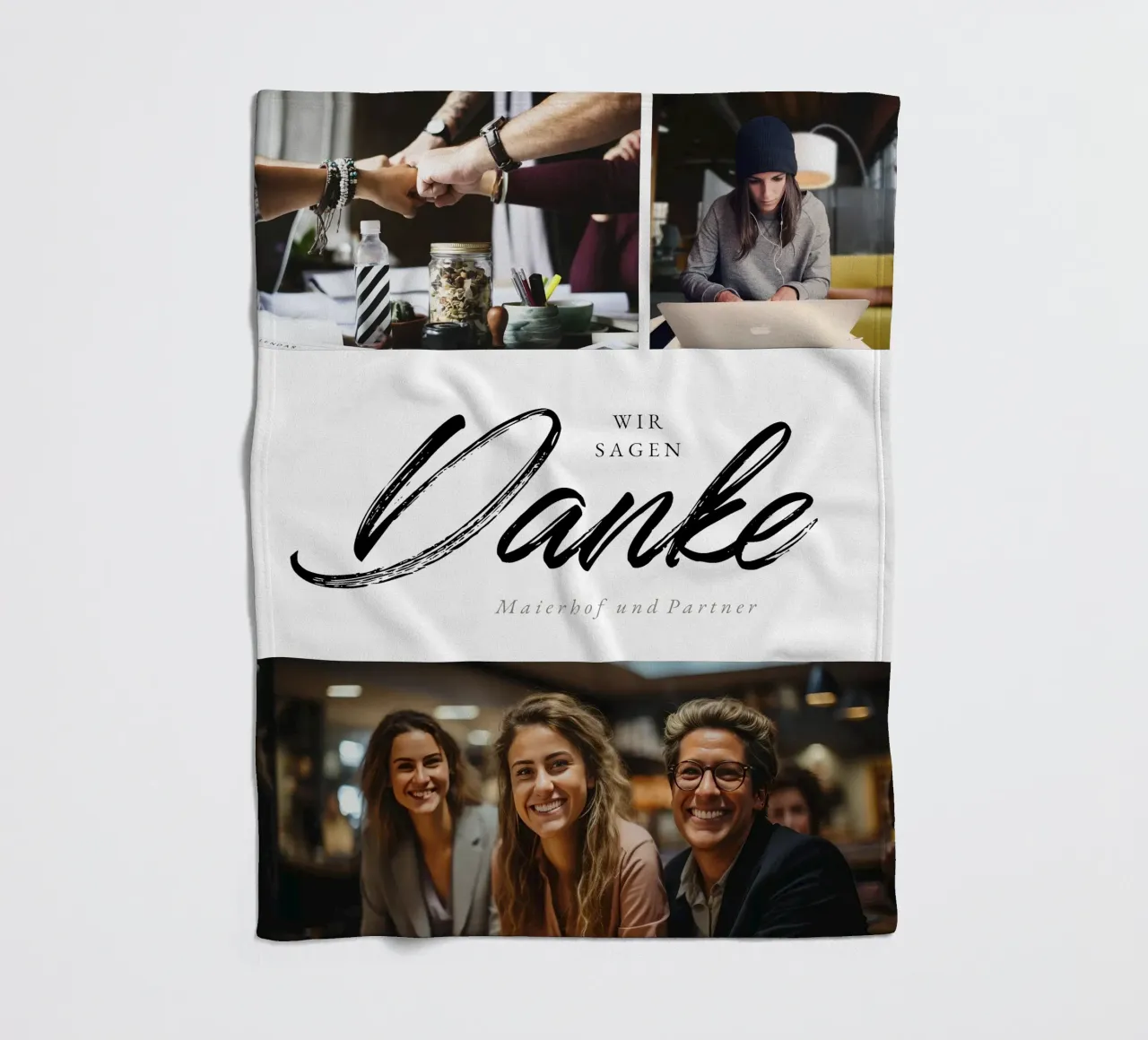 Easy fleecedeken van Kartenliebe