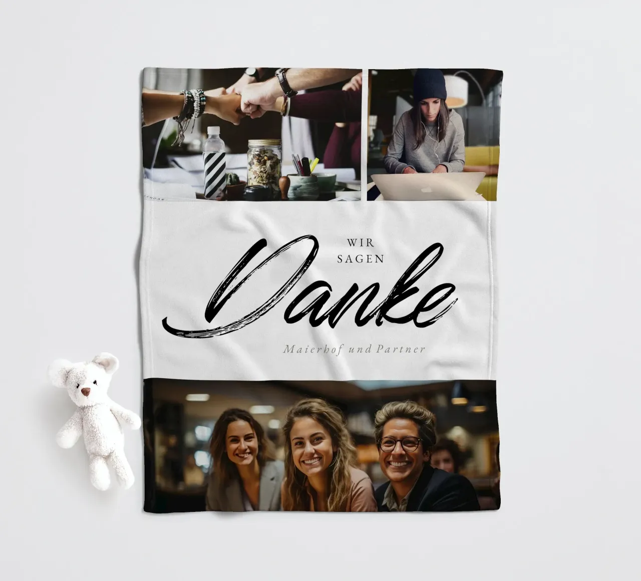 Easy fleecedeken van Kartenliebe