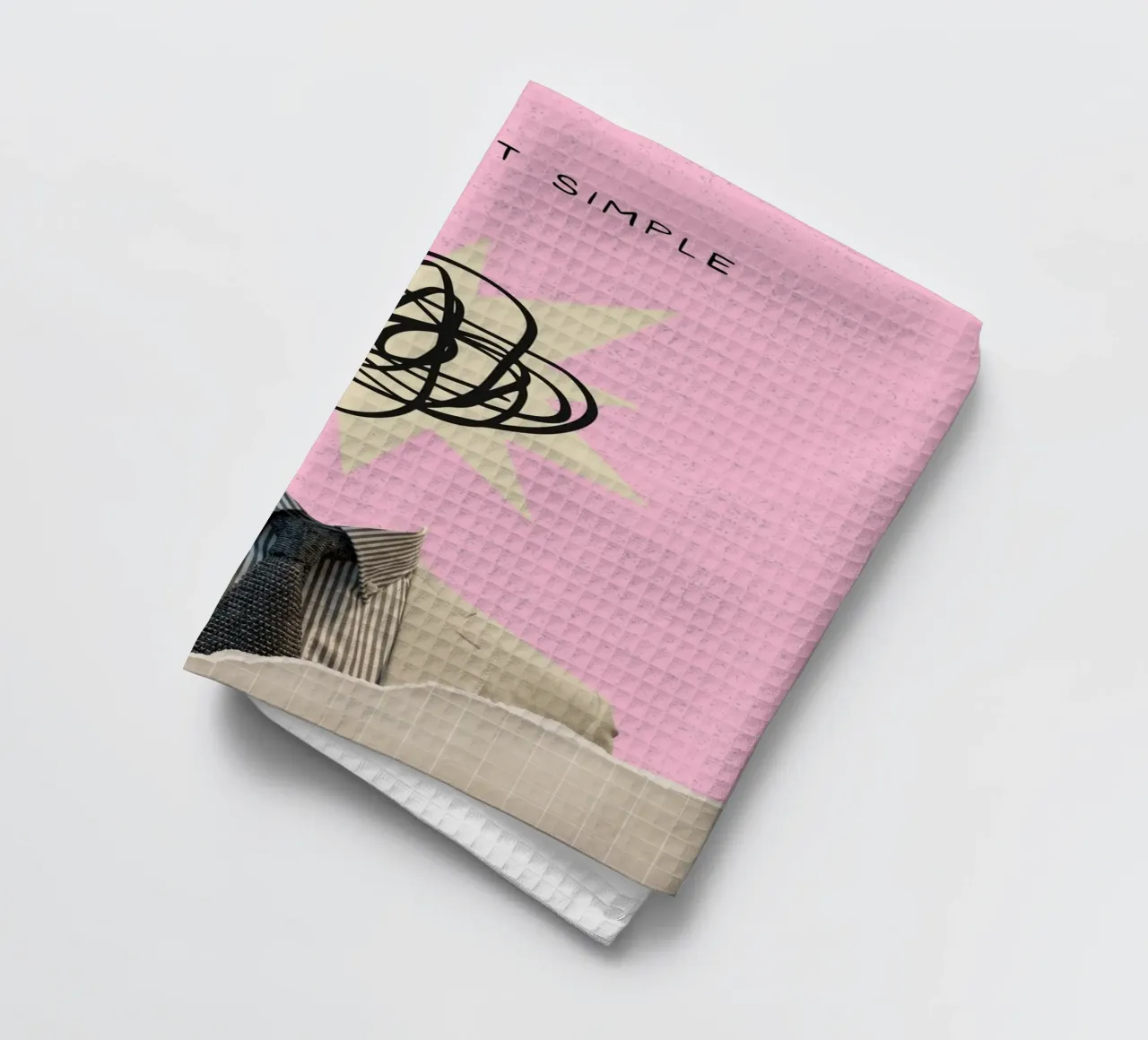 Keep It Simple - Collage abstrait de l'esprit torchon de homdeco