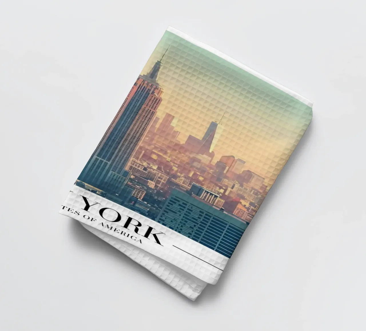 Skyline di New York al tramonto - Empire State Building canovaccio da cucina da homdeco