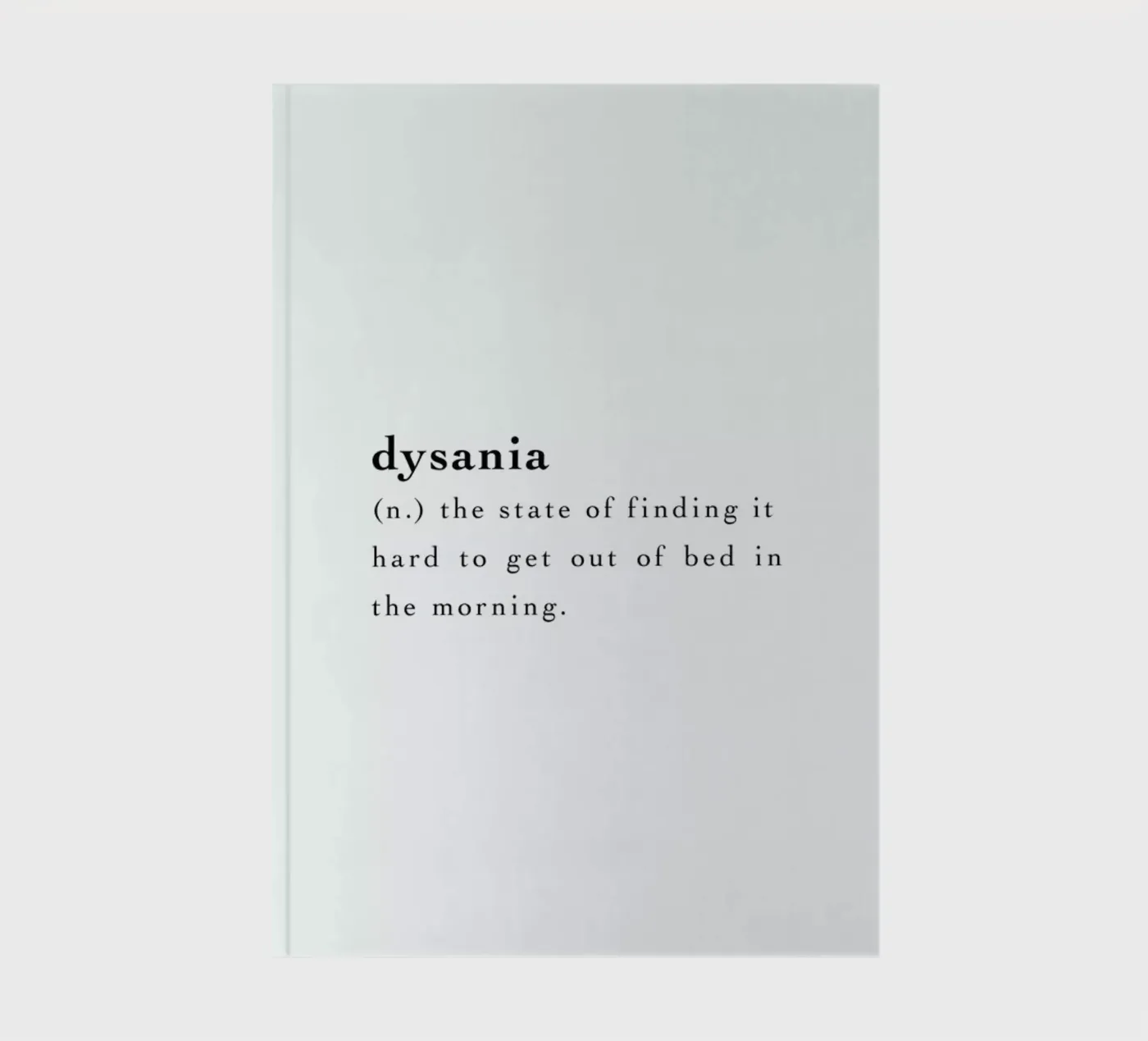 Dysania notebook by Studio One