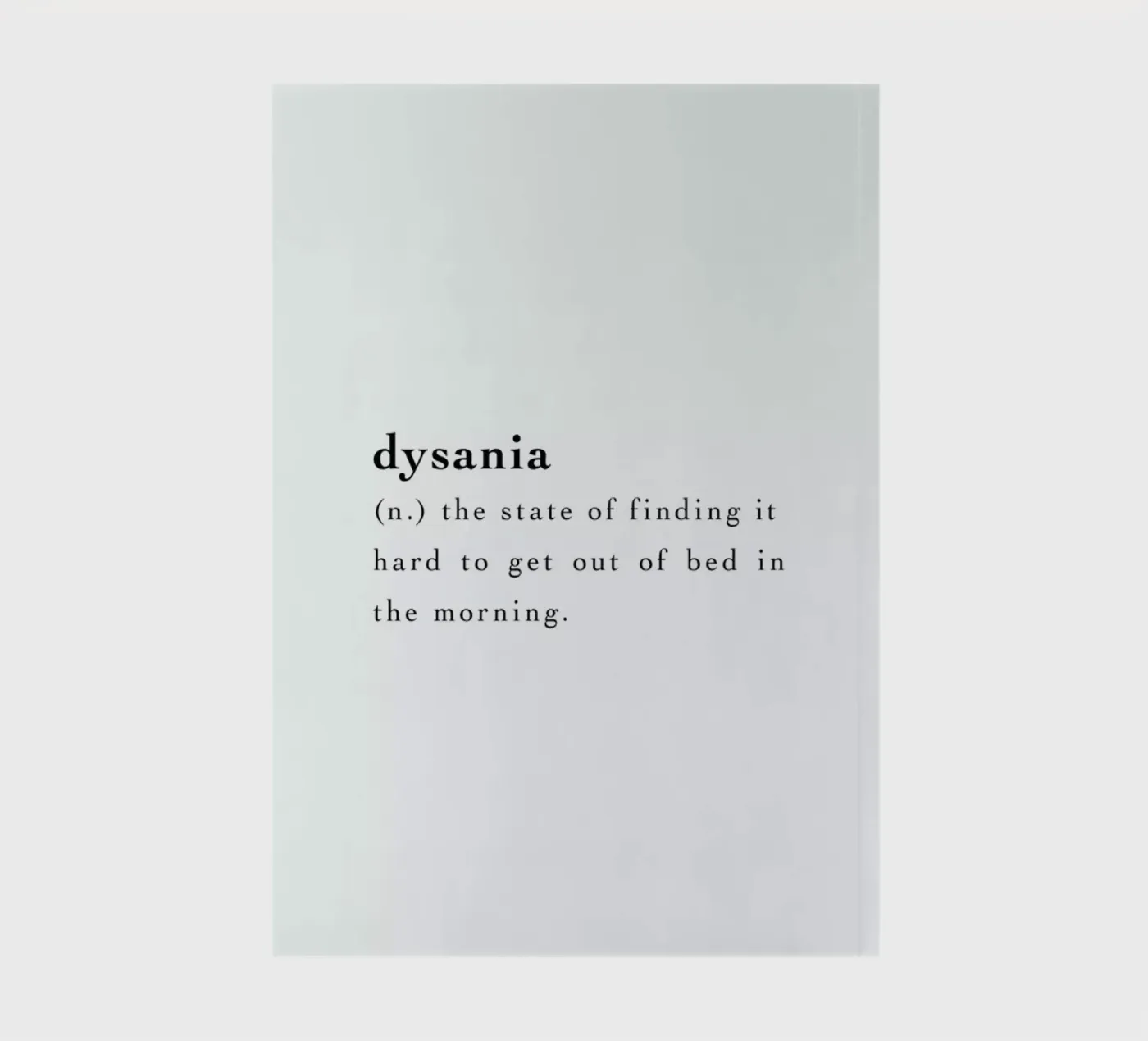 Dysania notebook by Studio One