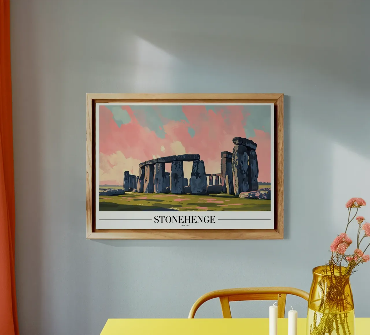 Stonehenge Antico mistero - Inghilterra Arte del paesaggio pannello forex da homdeco