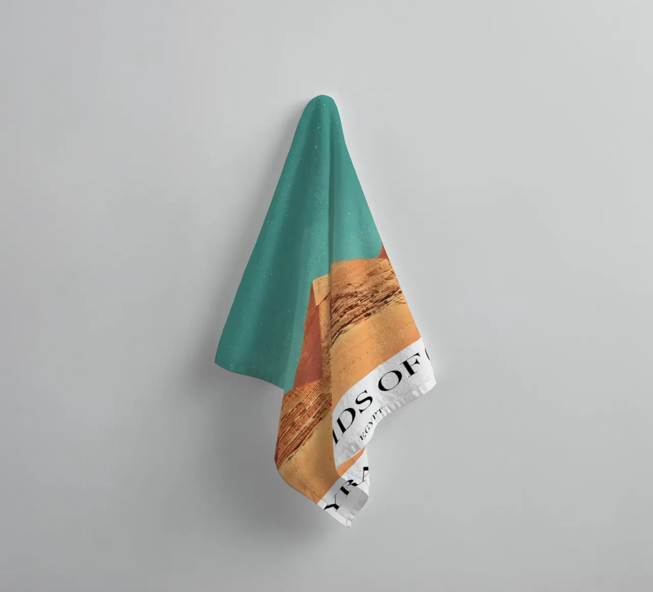 Pyramides de Gizeh - Art de l'Égypte ancienne serviette de bain de homdeco