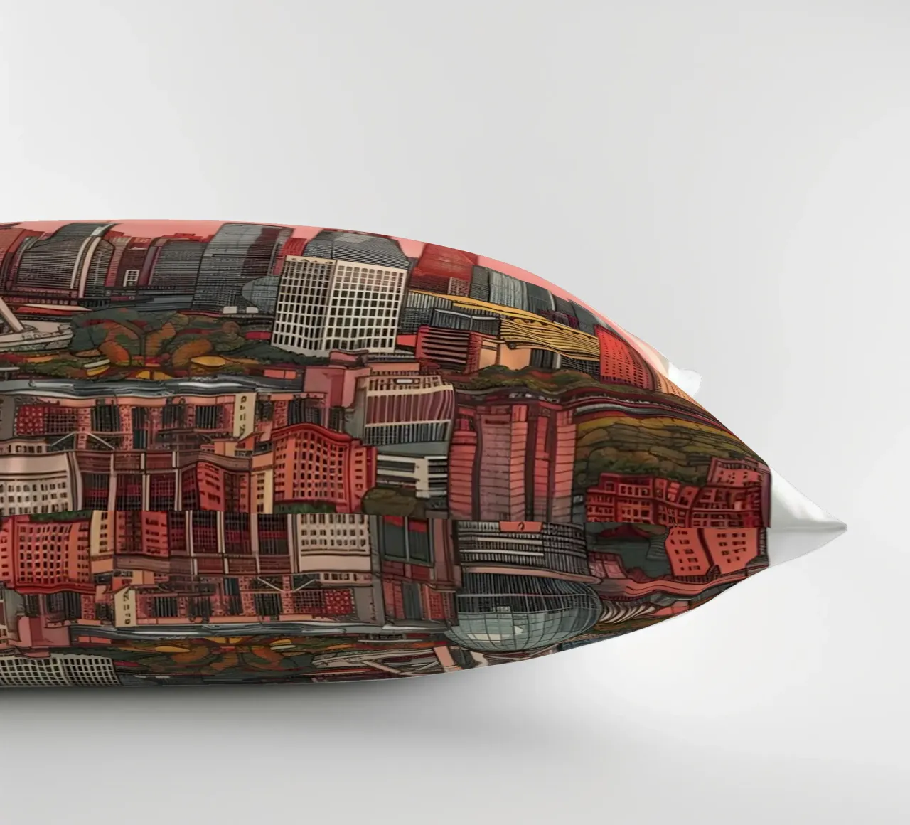 Skyline di Shanghai Pudong - China Cityscape Art cuscino da homdeco