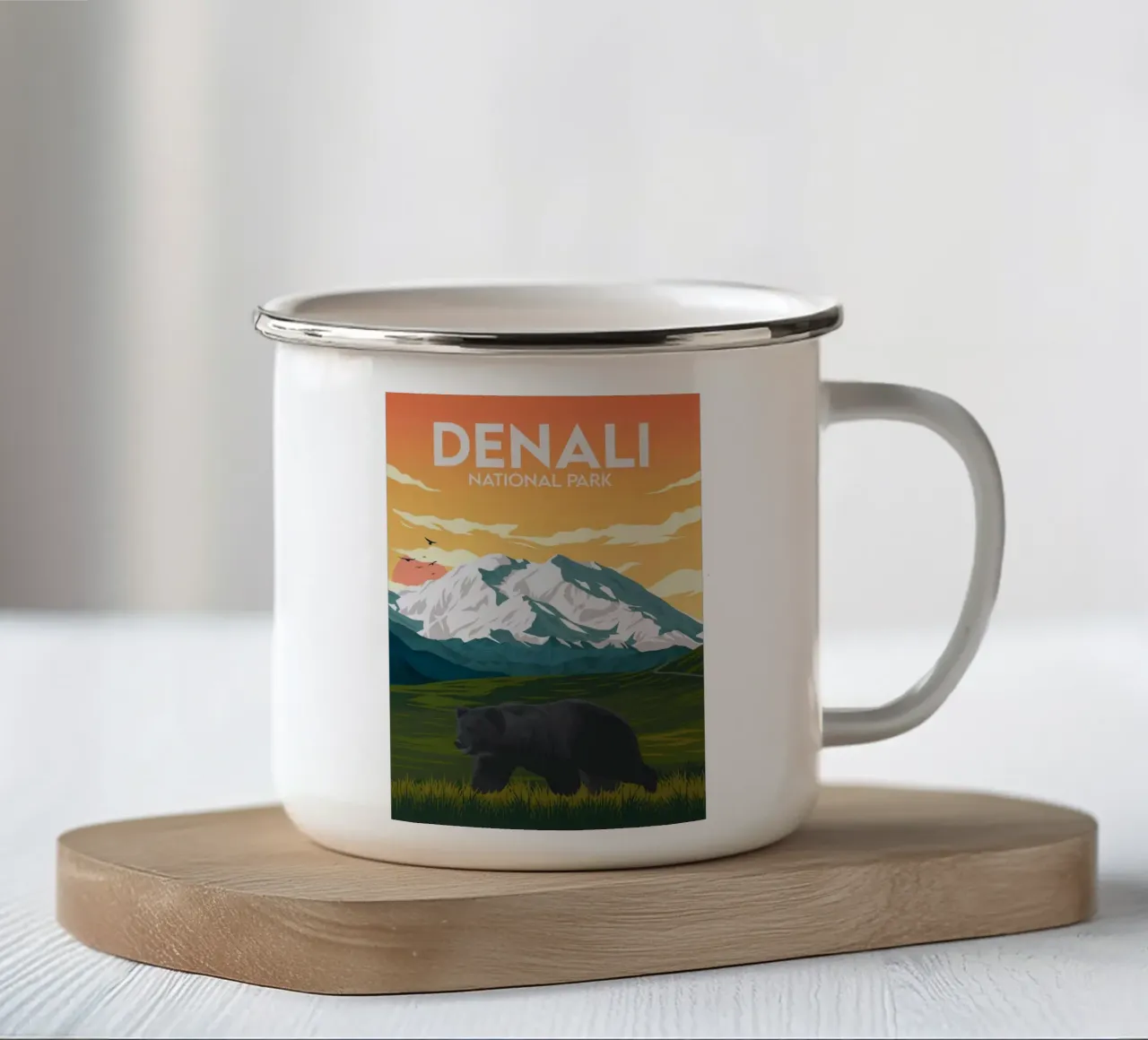 Denali tazza in smalto da Morgan Scotts