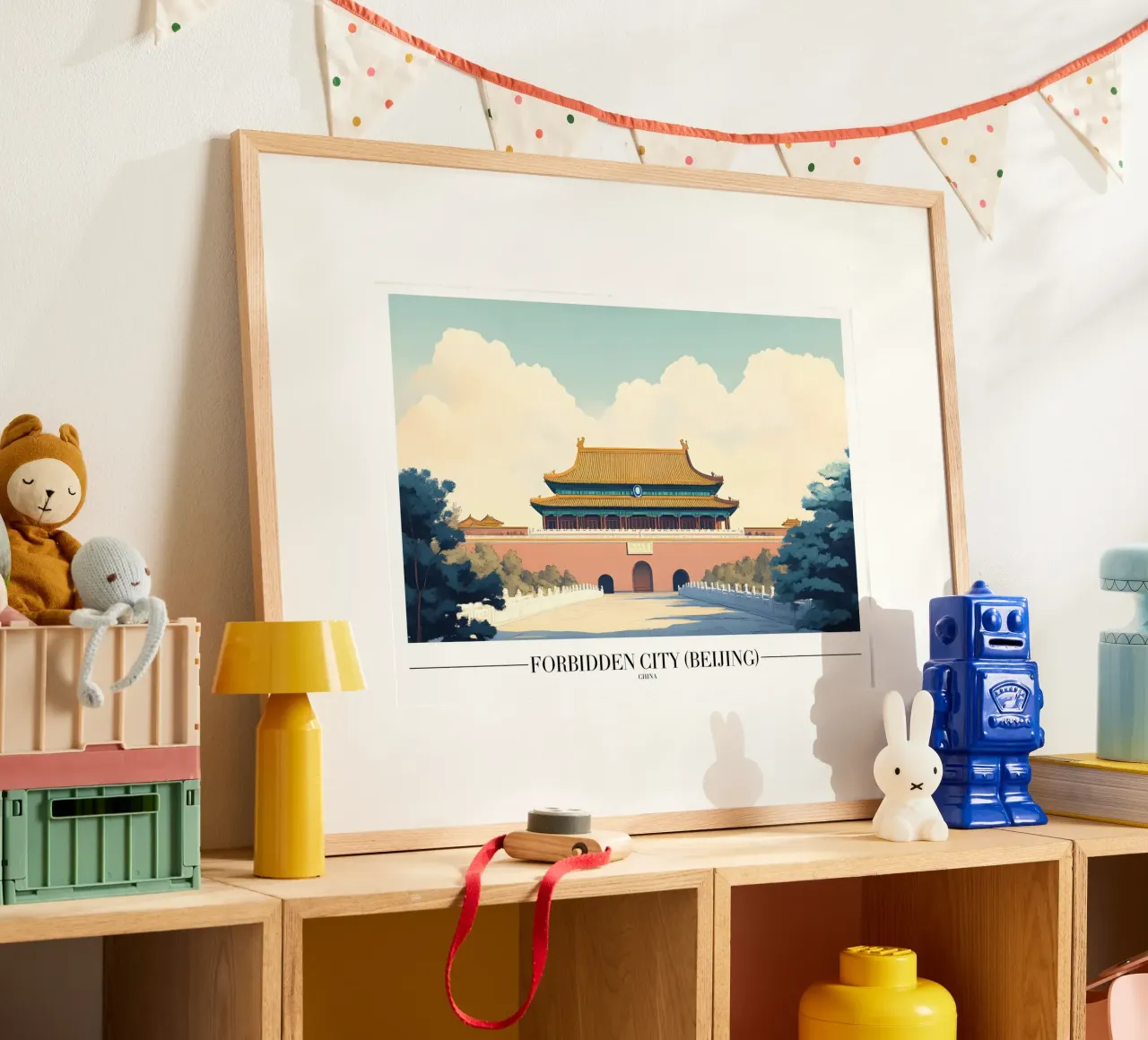 Verbotene Stadt Peking - Kaiserpalast China Kunst Poster von homdeco