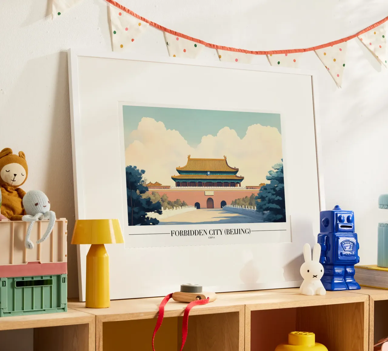 Verbotene Stadt Peking - Kaiserpalast China Kunst Poster von homdeco