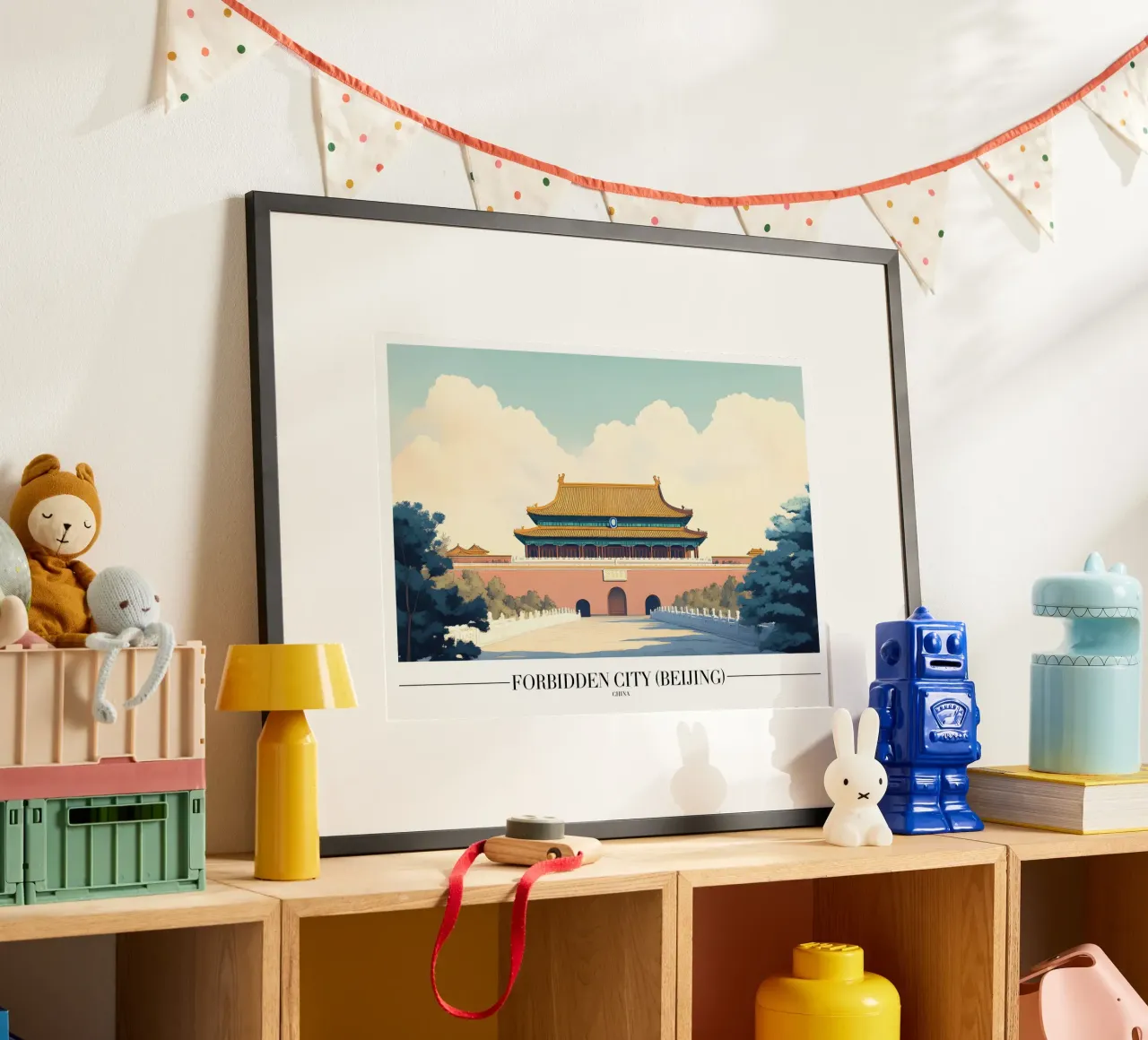 Verbotene Stadt Peking - Kaiserpalast China Kunst Poster von homdeco