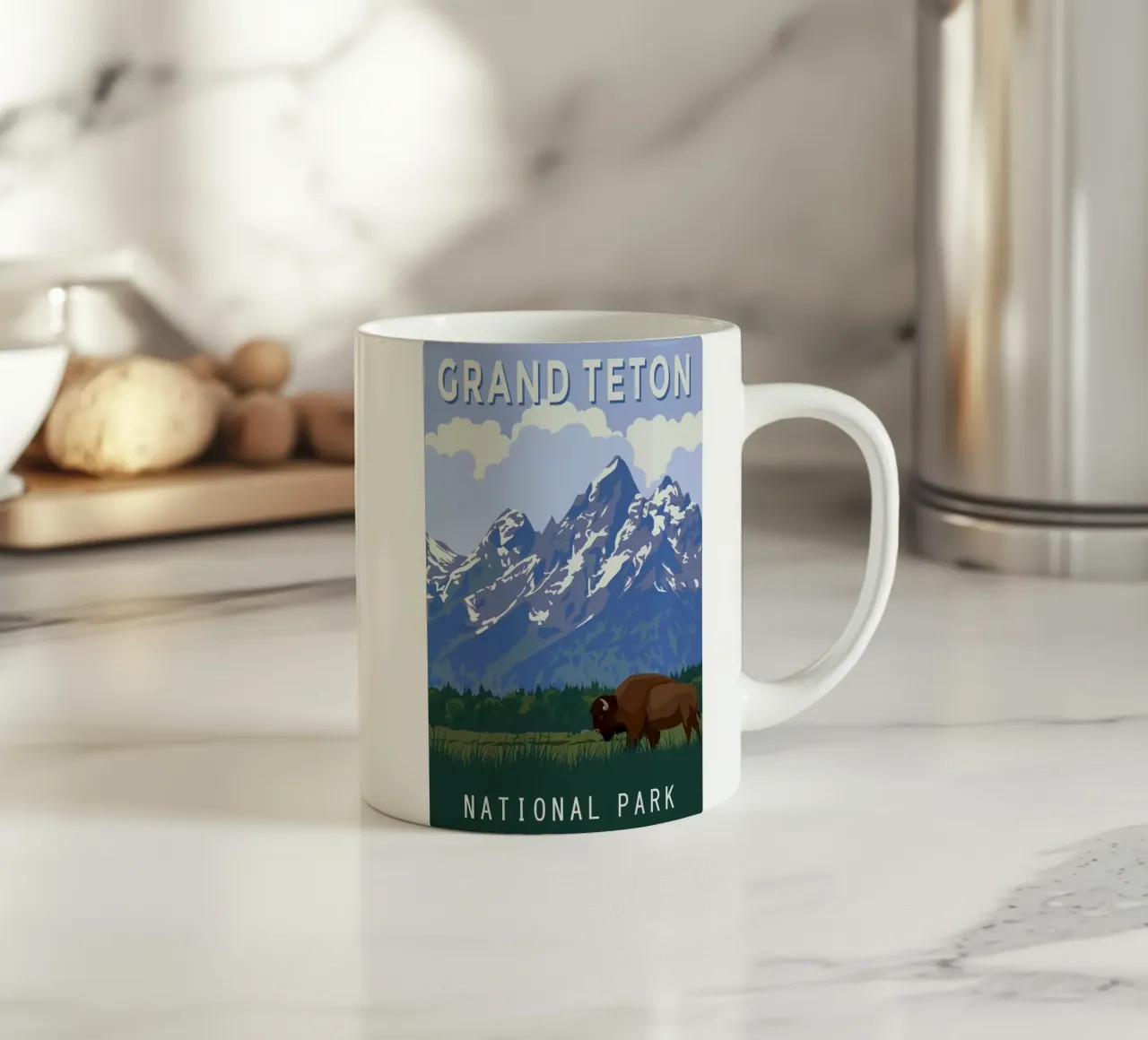 Grand Teton tazza in ceramica da Morgan Scotts