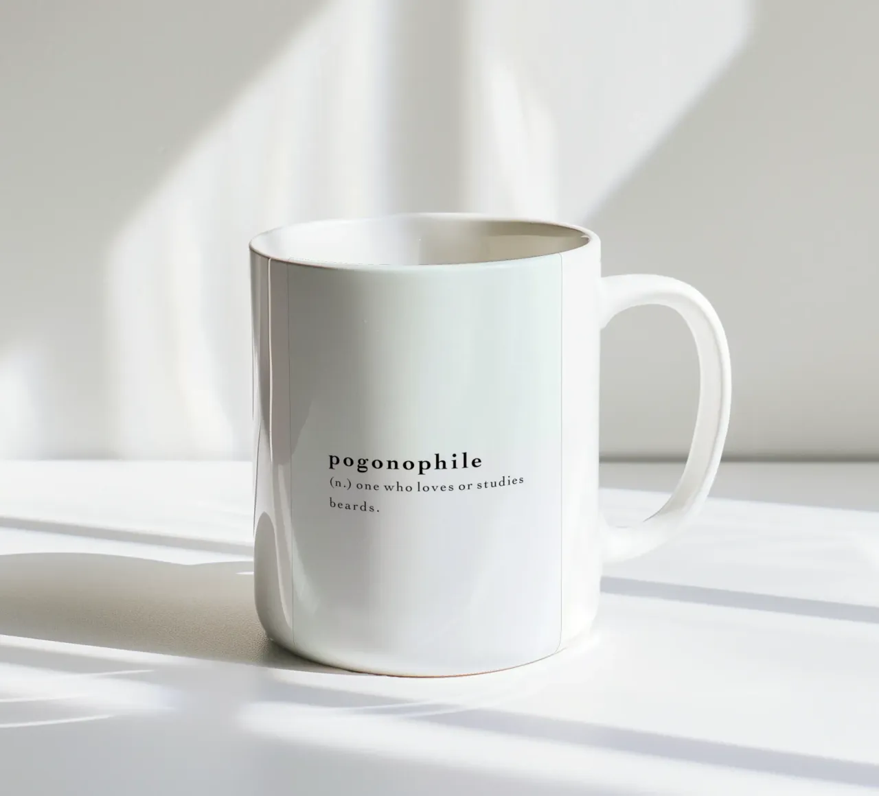 Pogonophile tazza in ceramica da Studio One