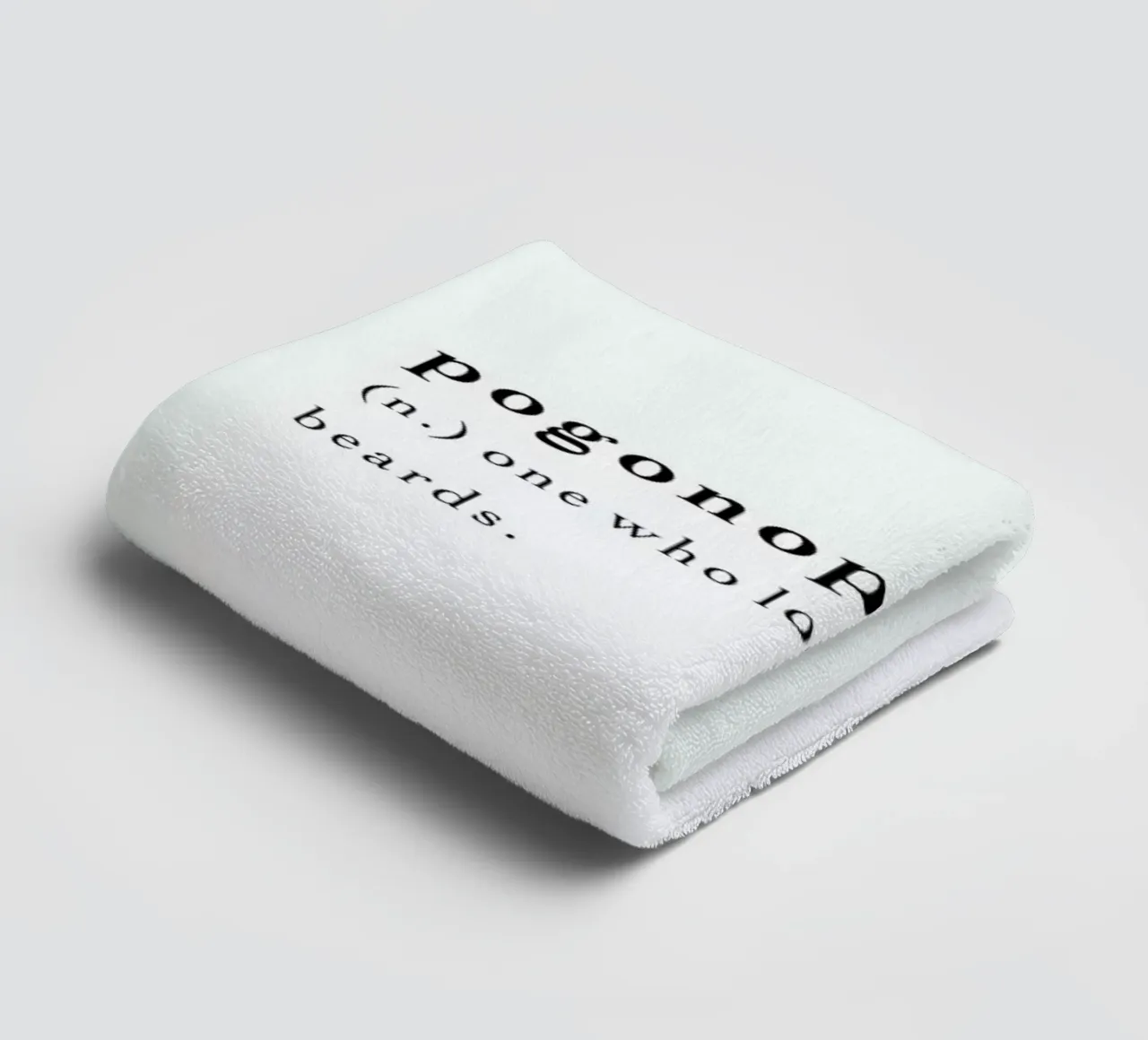 Pogonophile asciugamano da bagno da Studio One