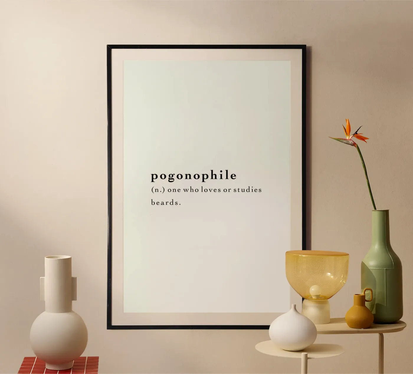 Pogonophile poster van Studio One