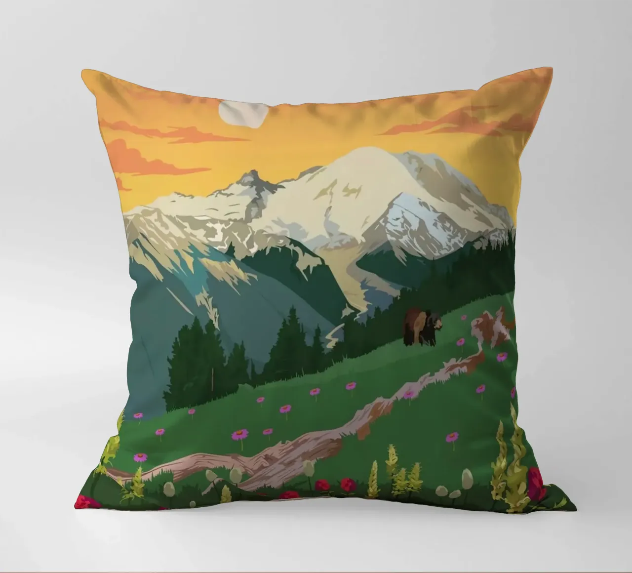 Monte Rainier cuscino da Morgan Scotts