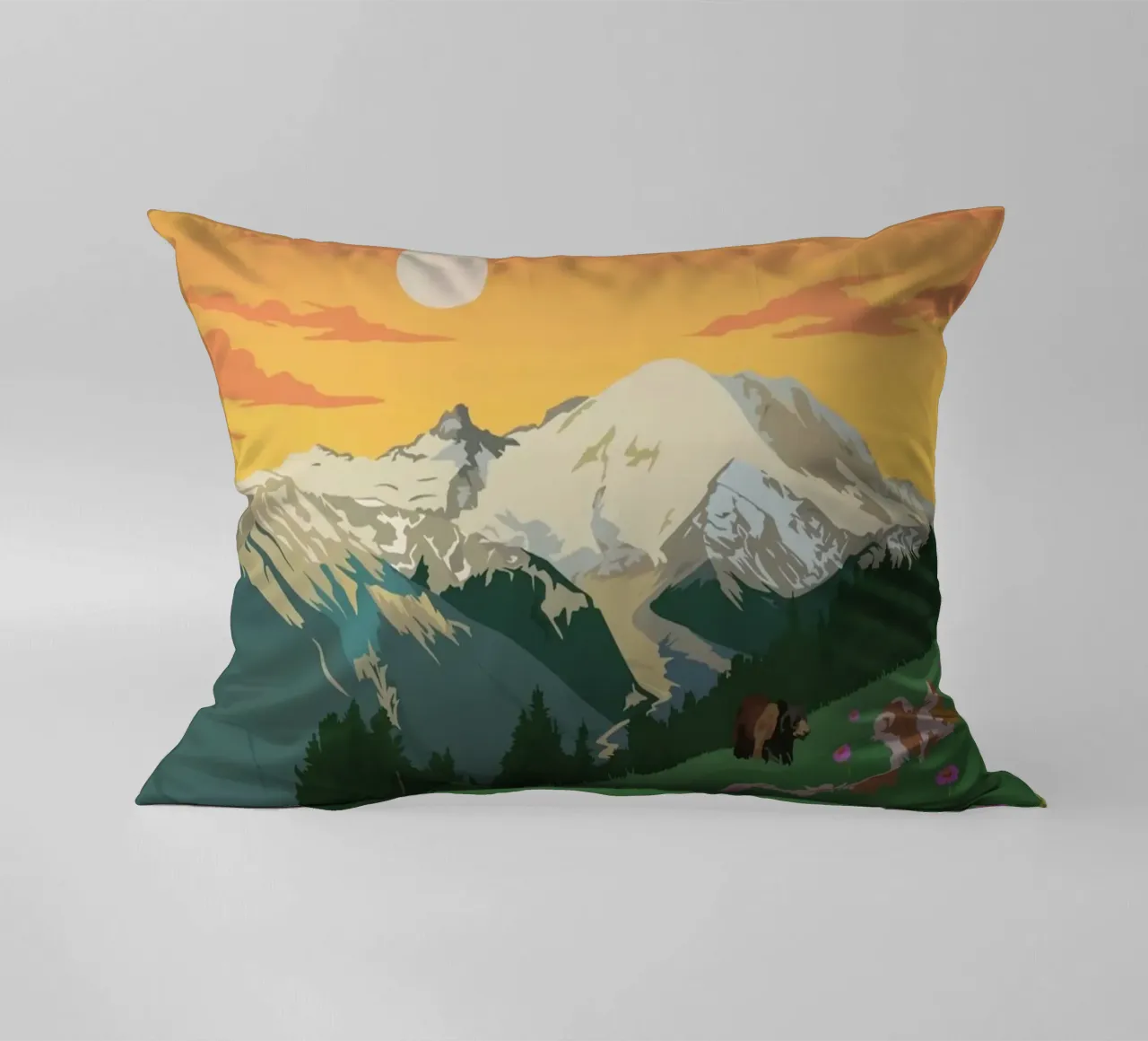 Monte Rainier cuscino da Morgan Scotts
