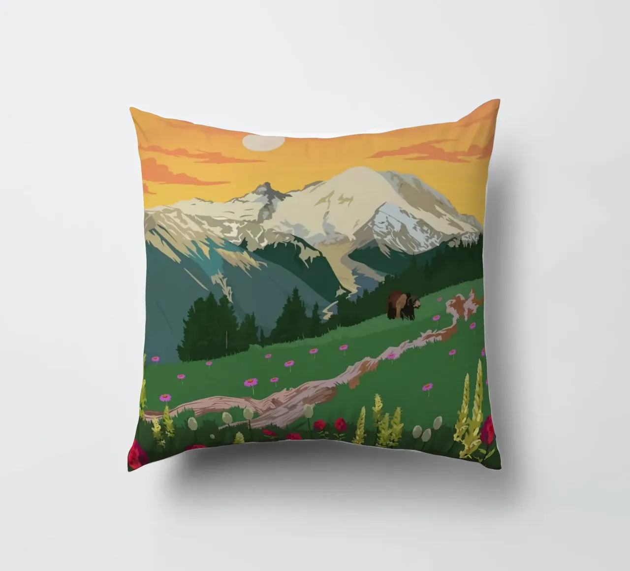 Monte Rainier cuscino da Morgan Scotts