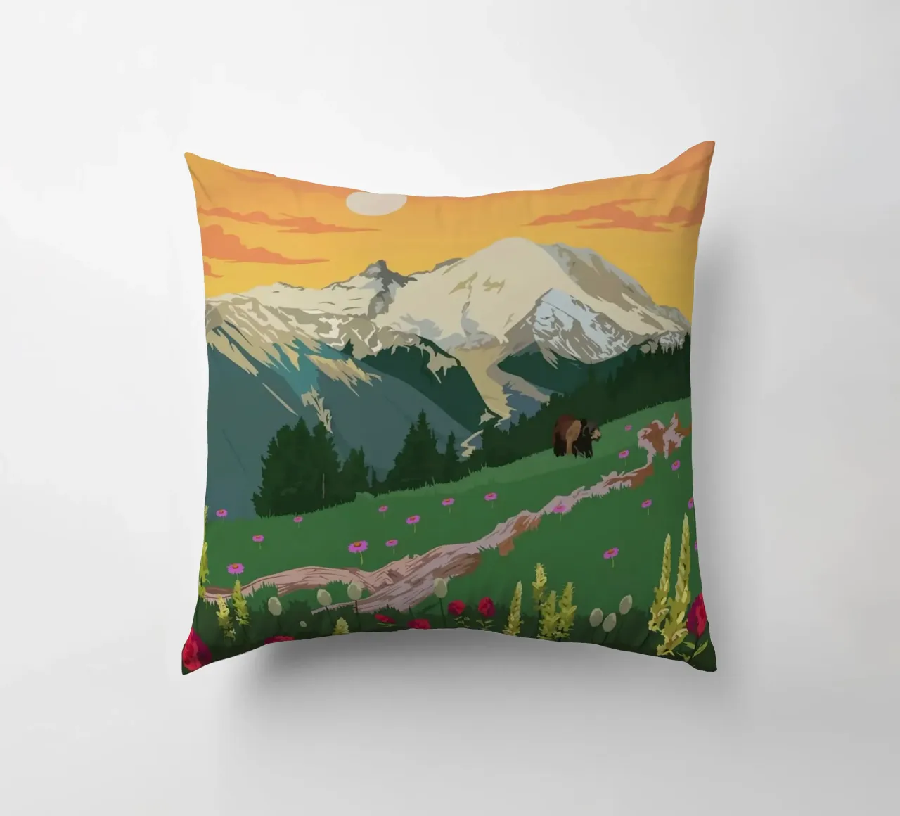 Monte Rainier cuscino da Morgan Scotts