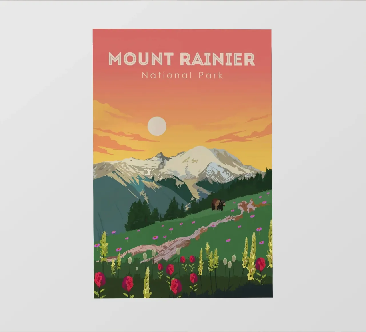 Monte Rainier telo in pvc da Morgan Scotts