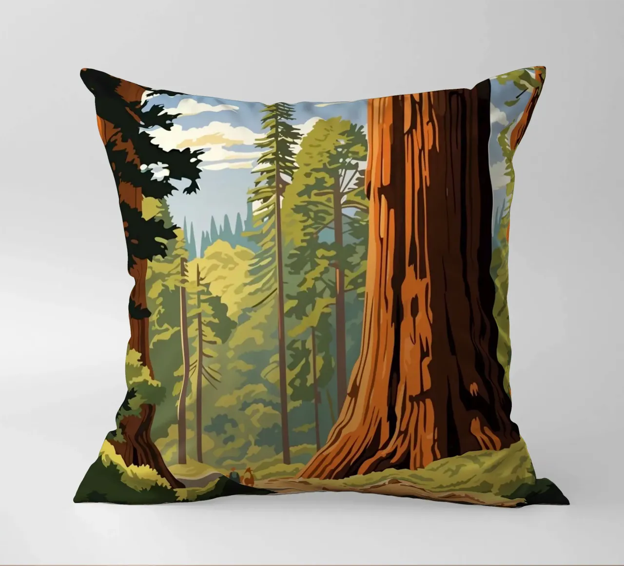 Legno rosso cuscino da Morgan Scotts